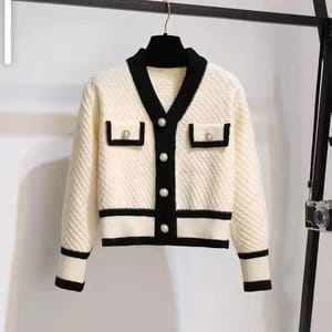 Women's Loose Knit Long-Sleeve Cardigan Aossviao - Women's Cardigans