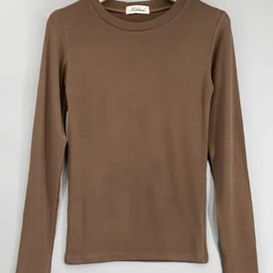 Slim Fit Cotton Long Sleeve T-Shirt for Women