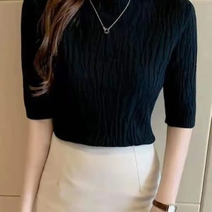 Spring & Summer Fashion Solid Sweater for Women Aossviao - Women's Sweaters 4