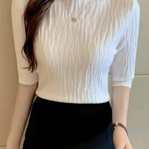 Spring & Summer Fashion Solid Sweater for Women Aossviao - Women's Sweaters 5