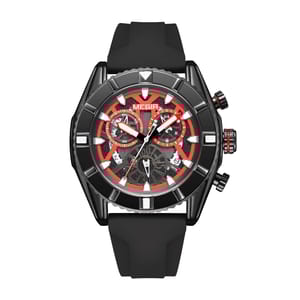 Sports Chronograph Watch with Luminous Hands and Waterproof Design