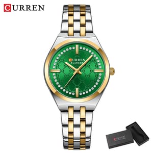 Women's Vintage Round Watch with Lightweight Alloy Strap