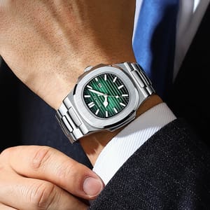 Elegant Stainless Steel Quartz Watch for Men with Luminous Display Elegant Stainless Steel Quartz Watch for Men with Luminous Display