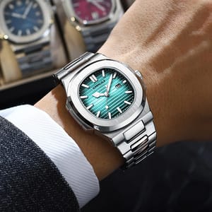 Elegant Stainless Steel Quartz Watch for Men with Luminous Display Elegant Stainless Steel Quartz Watch for Men with Luminous Display