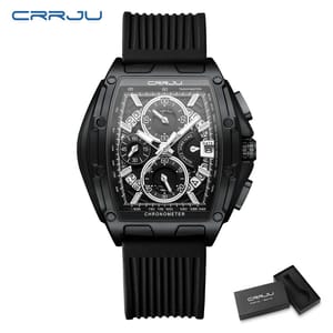 Waterproof Quartz Sport Watch with Chronograph Features For Men