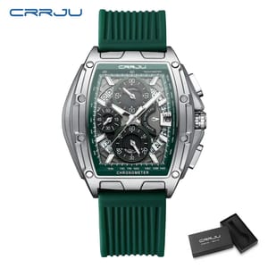 Waterproof Quartz Sport Watch with Chronograph Features For Men