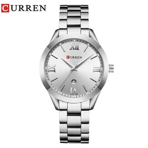 Stainless Steel Waterproof Quartz Watch With Retro Design For Women