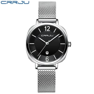 Women's Stainless Steel Bracelet Watch with Quartz Movement