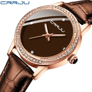Stainless Steel Quartz Watch With Water Resistance For Women
