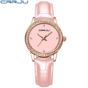 Stainless Steel Quartz Watch With Water Resistance For Women