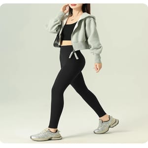 Seamless High-Waist Leggings for Running and Everyday Fitness