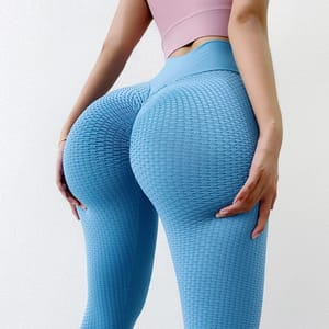 Elastic High-Waist Yoga Leggings for Women – Push-Up Sport Pants