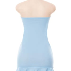 Elegant Off-Shoulder Pleated Strapless Bodycon Mini Dress