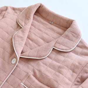 Cozy Thickened Cotton Couple Pajama Set for Winter Comfort