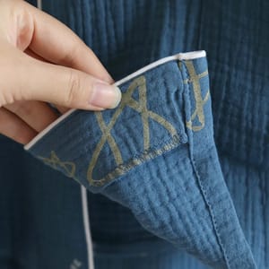 Soft & Relaxed Japanese Pajama Set for Men – 100% Cotton Crepe, Perfect for Spring/Summer