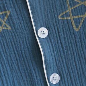 Soft & Relaxed Japanese Pajama Set for Men – 100% Cotton Crepe, Perfect for Spring/Summer