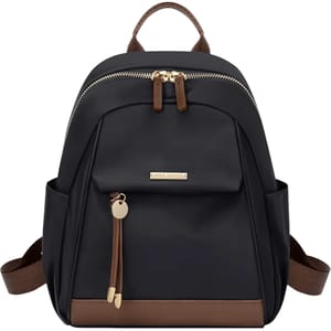 Stylish Waterproof Small Backpack for Women with Zipper Pockets