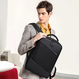 Stylish Business Backpack for Men with Multi-Compartment Design