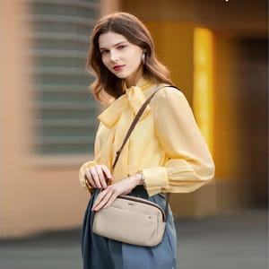 Compact Waterproof Oxford Cross Body Bag with Wide Strap for Women Golf - Women's Crossbody Bags 3