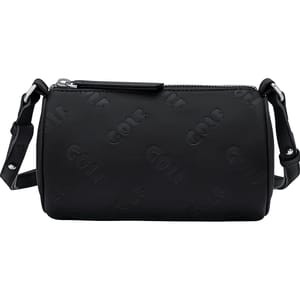 Fashionable Barrel Crossbody Bag with Zipper Closure