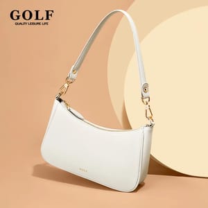 Elegant Leather Armpit Shoulder Bag for Women Golf - Women's Shoulder Bags 1