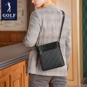 Stylish Men's Crossbody Briefcase, Business Shoulder Sling Bag Golf - Men's Crossbody Bags 3