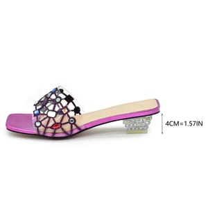 Elegant Rhinestone-Embellished Sandals for Special Occasions