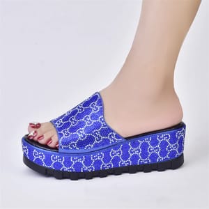 Fashionable Women’s Wedges with Square Heels and Stylish Design Fashionable Women’s Wedges with Square Heels and Stylish Design