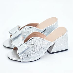 Elegant Women's Party Sandals with Full Rhinestone Design