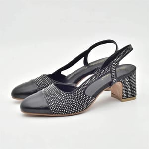 Elegant Rhinestone-Embellished Medium Heel Pumps for Women