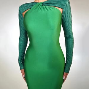 Elegant Glitter Hollow-Out Maxi Dress for Women Night Parties Elegant Glitter Hollow-Out Maxi Dress for Women Night Parties