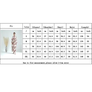 Three-Layer Pleated Floral Print Kaftan for Special Events