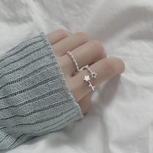 925 Sterling Silver Leaf Ring with Micro-Insert Opening