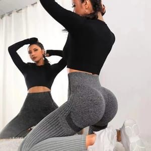 Women’s Gradient Seamless High-Waist Workout Leggings for Fitness