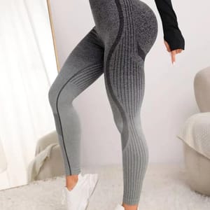 Women’s Gradient Seamless High-Waist Workout Leggings for Fitness