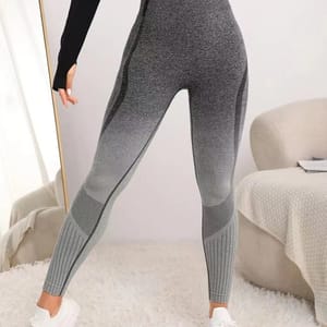 Women’s Gradient Seamless High-Waist Workout Leggings for Fitness