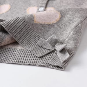 Cozy Winter Knit Sweater for Girls with O-Neck