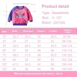 Winter Fleece O-neck Sweatshirt for Girls with Cartoon Design Dxton - Kids's Hoodies & Sweatshirts 5