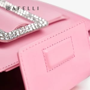 Luxury Handbag with Diamond Accent and Hasp Closure Luxury Handbag with Diamond Accent and Hasp Closure