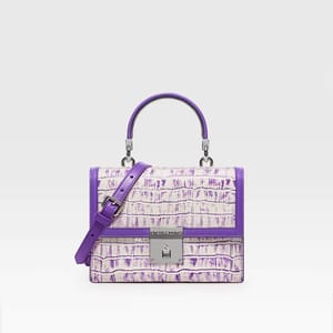 Winter-Style Patchwork Leather Doctor Bag for Casual Wear