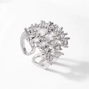 Timeless Zirconia Open Rings for Weddings and Special Events