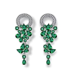 Elegant Marquise Cut Cubic Zirconia Dangle Earrings for Women