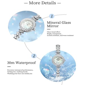 Elegant Women's Luxury Quartz Watch with Diamond Accents Nibosi - Women's Dress Watches 3