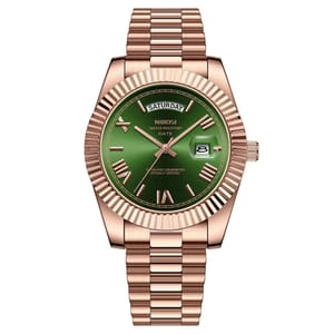 Elegant Luxury Men's Wristwatch with Date & Luminous Display