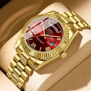 Elegant Men's Luxury Quartz Watch with Date & Waterproof Design Nibosi - Men's Dress Watches 1