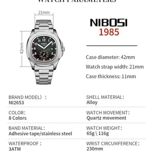 Nibosi - Men's Dress Watches 5
