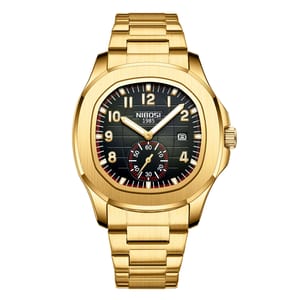 Luxury Sports Men's Watch with Luminous Hands and Waterproof Design
