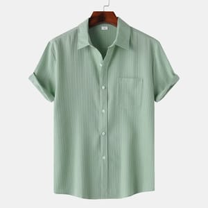 Casual Cotton Linen Shirt for Men – Summer Beach Ready