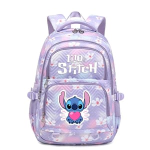Cute Lilo & Stitch Waterproof School Backpack for Teens