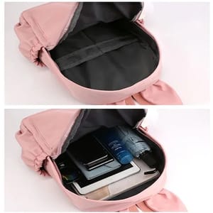 Charming Dalmatians Backpack with Rabbit Ears for School and Travel Charming Dalmatians Backpack with Rabbit Ears for School and Travel